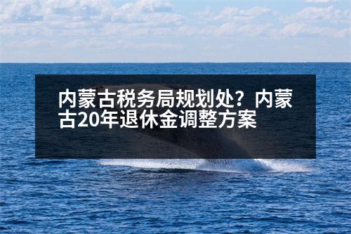 內(nèi)蒙古稅務局規(guī)劃處？內(nèi)蒙古20年退休金調(diào)整方案
