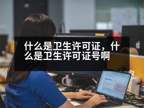 什么是衛(wèi)生許可證，什么是衛(wèi)生許可證號(hào)啊